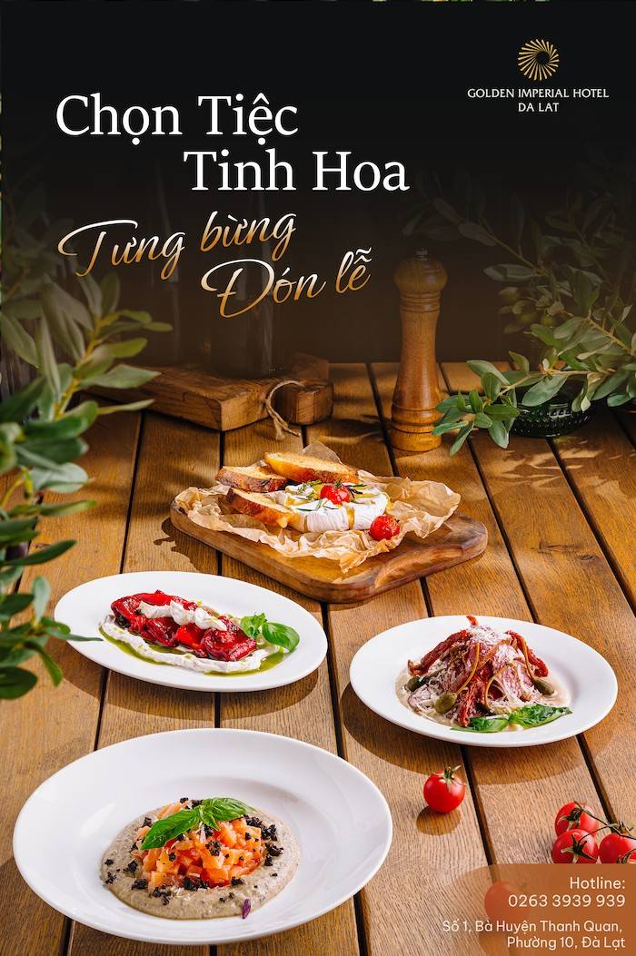 Một góc Xuân Châu Âu ở Đà Lạt: Đón Tết Nguyên Đán tại Golden Imperial Hotel