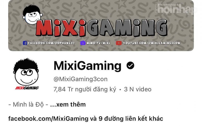 Streamer Độ Mixi thành lập công ty riêng Mixi Gaming