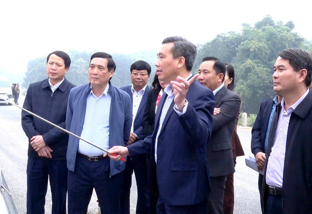 Phú Thọ: Bí thư Tỉnh ủy kiểm tra các dự án trọng điểm ở Thanh Ba