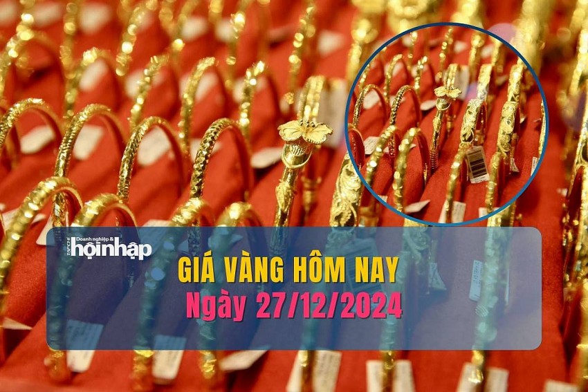 Giá vàng hôm nay 27/12: Giá vàng hôm nay 27/12: