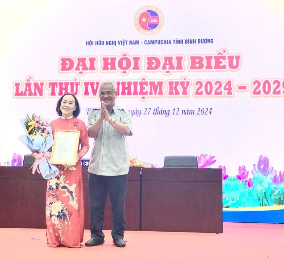 Hội Hữu nghị Việt Nam - Campuchia tỉnh Bình Dương: Góp phần tích cực vào việc thắt chặt tình đoàn kết, hữu nghị