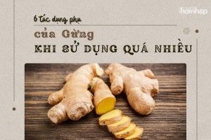 6 tác dụng phụ của gừng khi sử dụng quá nhiều