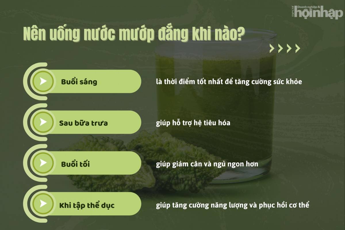 Uống nước mướp đắng thường xuyên có tốt không?