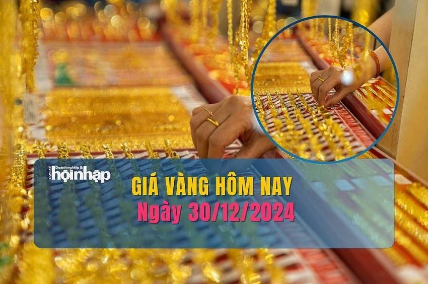 Giá vàng hôm nay 30/12: Giá vàng nhẫn, giá vàng miếng tăng vọt