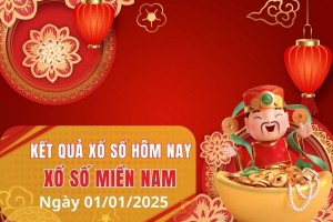 Xổ số miền Nam ngày 1 tháng 1 năm 2025, XSMN ngày 1 tháng 1