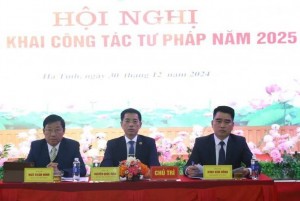 Sở Tư pháp Hà Tĩnh triển khai nhiệm vụ năm 2025