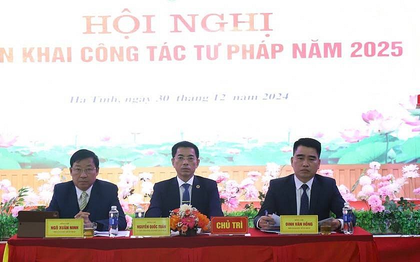 Sở Tư pháp Hà Tĩnh triển khai nhiệm vụ năm 2025