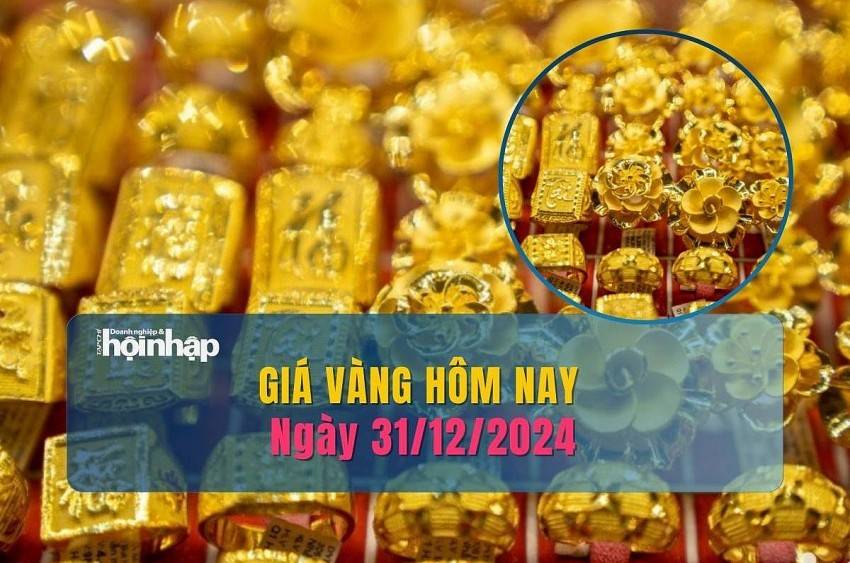 Giá vàng hôm nay 31/12: Giá vàng miếng SJC, vàng nhẫn tròn trơn giảm mạnh