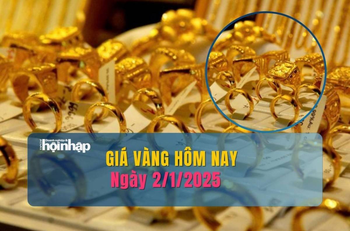 Giá vàng hôm nay 2/1: Giá vàng nhẫn tăng vọt gần 1 triệu đồng/lượng ngày đầu năm mới