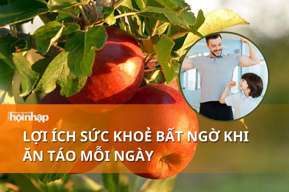 Lợi ích sức khoẻ bất ngờ khi ăn 1 quả táo mỗi ngày