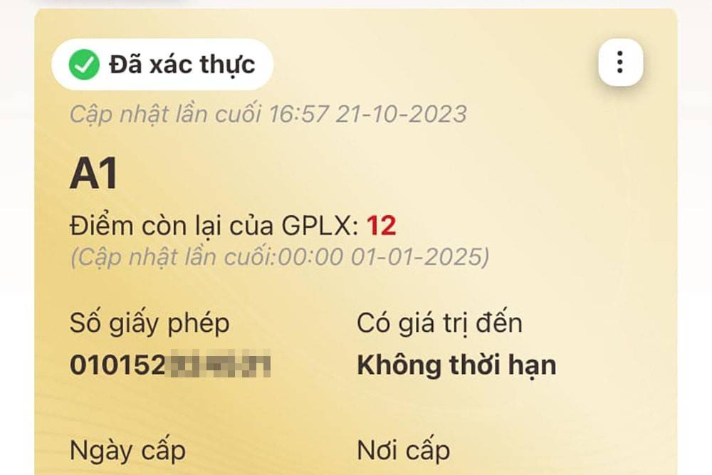 12 điểm trên GPLX: Tài sản pháp lý của người tham gia giao thông