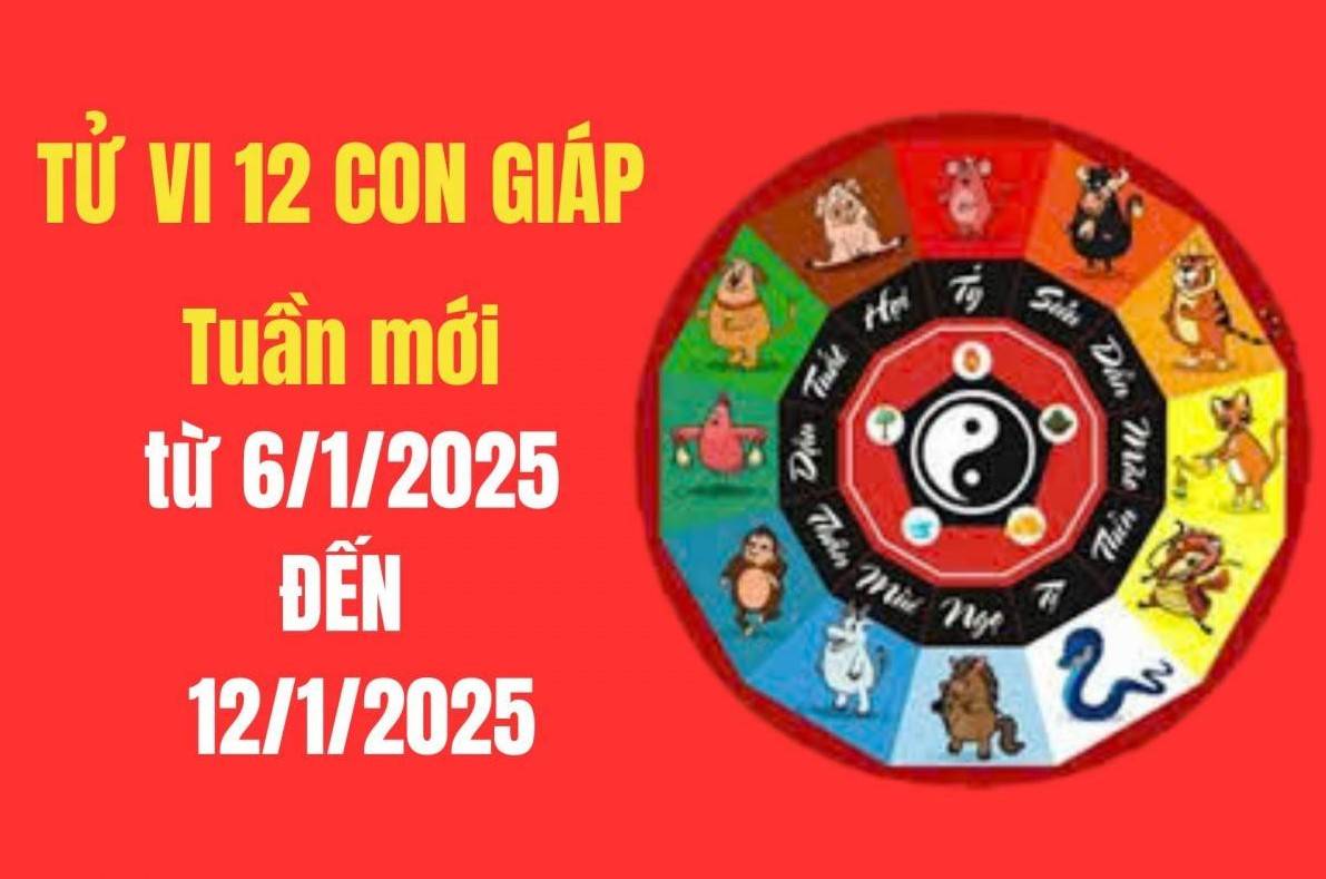 Tử vi tuần mới 12 con giáp từ 06/01 - 12/01/2025: Con giáp nào se có may mắn, tài lộc nhất trong tuần