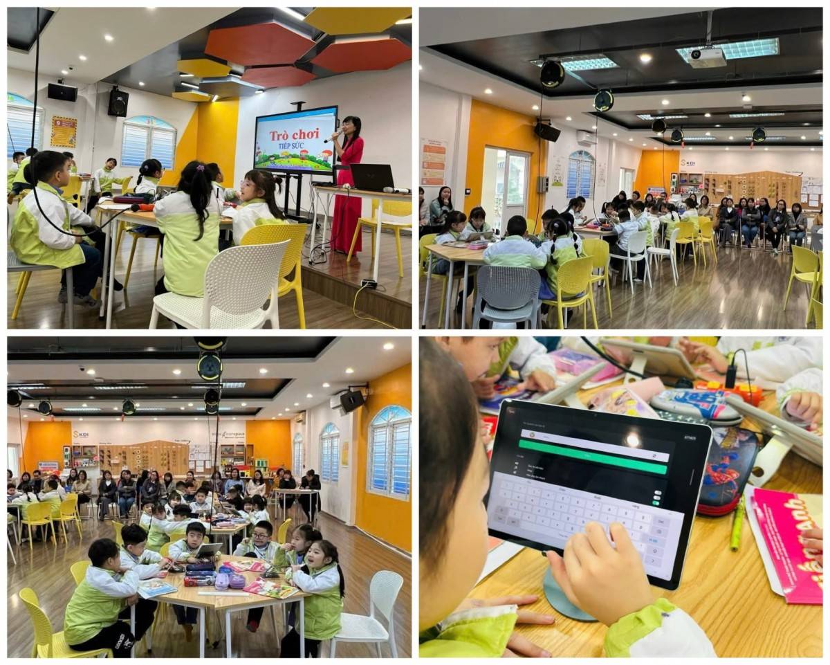 Trường Tiểu học Đinh Tiên Hoàng là một trong những trường học tiên phong trong việc xây dựng các tiết học thông minh. Trường Tiểu học Đinh Tiên Hoàng là một trong những trường học tiên phong trong việc xây dựng các tiết học thông minh.