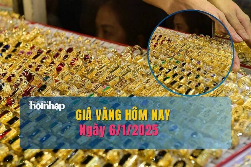 Giá vàng hôm nay 6/1: Vàng nhẫn tròn trơn bật tăng mạnh gần 2 triệu đồng/lượng phiên đầu tuần