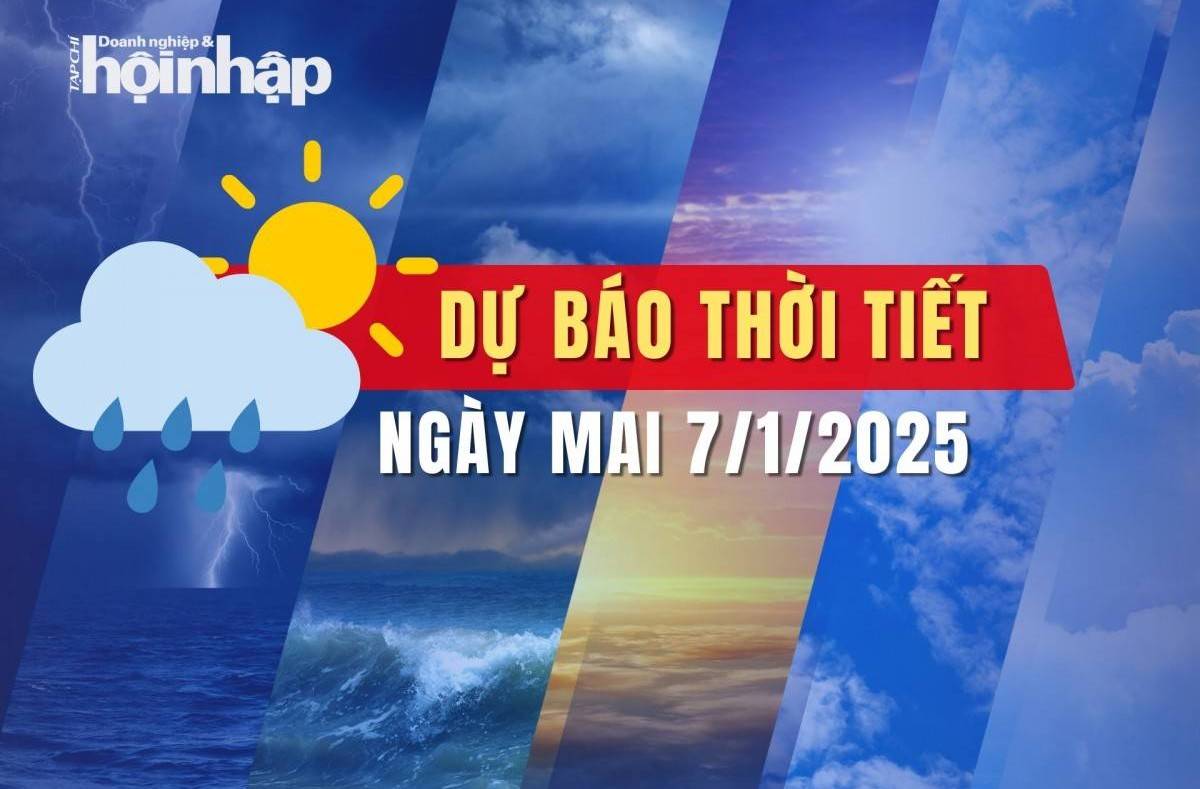 Thời tiết ngày mai 7/1: Bắc Bộ giữa tuần đón không khí lạnh mạnh, Trung Bộ mưa rào