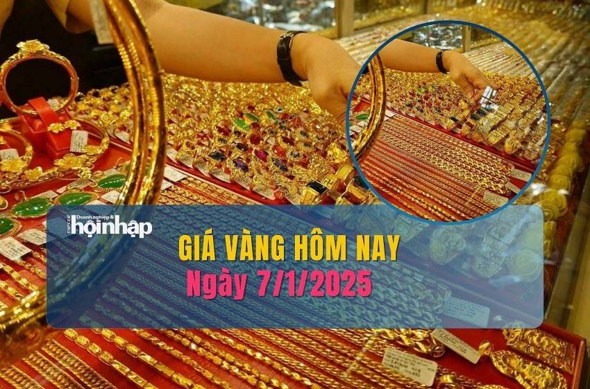 Giá vàng hôm nay 7/1: Vàng nhẫn tròn trơn, vàng miếng đồng loạt "lao dốc"