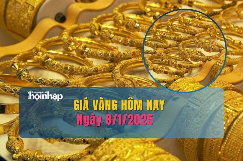 Giá vàng hôm nay 8/1: Giá vàng nhẫn tròn trơn, vàng miếng SJC đồng loạt tăng mạnh