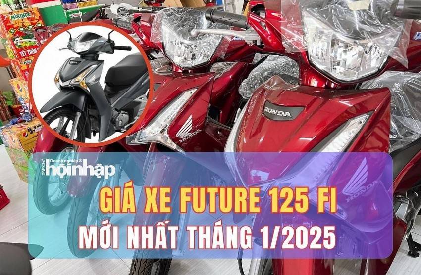 Giá xe máy Honda Future 125 FI mới nhất tháng 1/2025, giá xe Future 125 FI bản tiêu chuẩn từ 31 triệu đồng