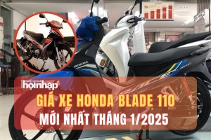 Giá xe máy Honda Blade 110 mới nhất tháng 1/2025, giá xe Blade 110 bản tiêu chuẩn từ 18 triệu đồng