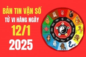 Tử vi 60 hoa giáp ngày 12/01/2025: Các tuổi Thân, Dậu, Tỵ, Sửu nhiều tài lộc, may mắn, công việc thuận lợi