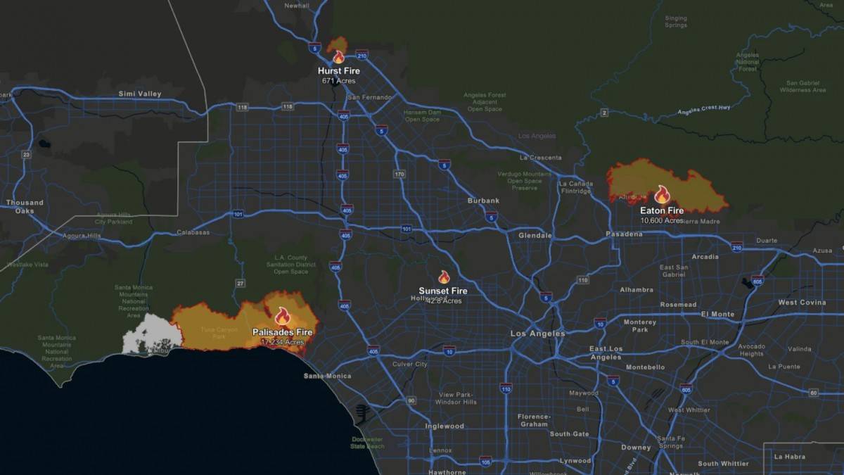 Thiệt hại từ các vụ cháy rừng ở California lên tới 57 tỷ USD