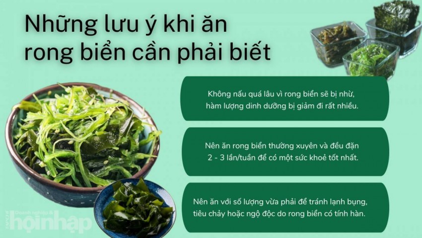 Rong biển và những công dụng tuyệt vời dành cho sức khoẻ