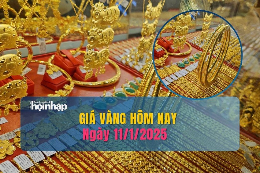 Giá vàng hôm nay 11/1: Vàng nhẫn tròn trơn, vàng miếng SJC tăng vượt mốc 86 triệu đồng/lượng