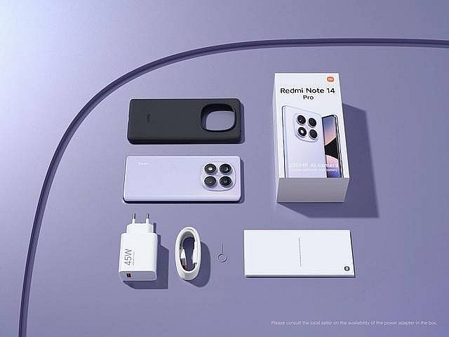 Redmi Note 14 Pro phiên bản màu tím - Ảnh: Xiaomi