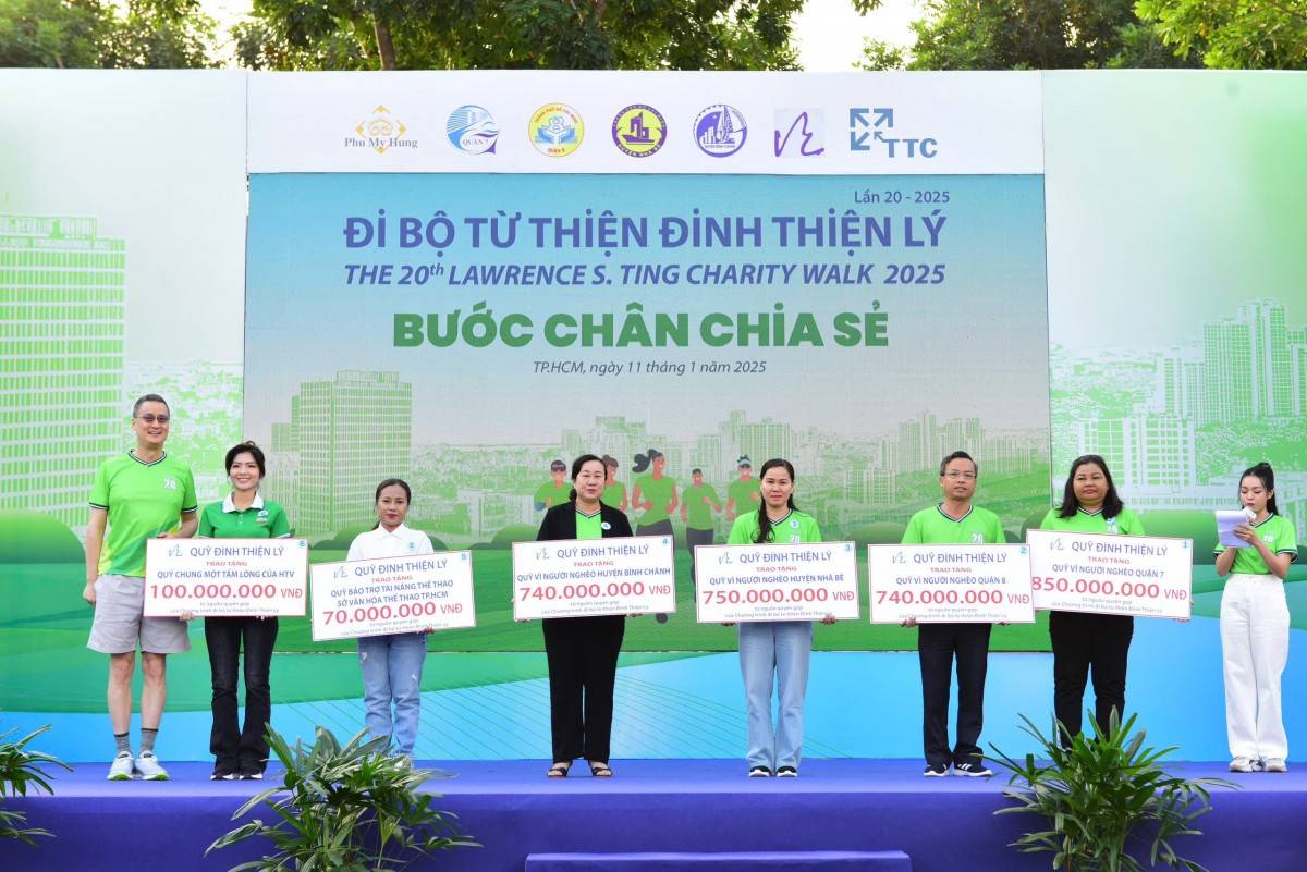 Chương trình đi bộ từ thiện Đinh Thiện Lý 2025.