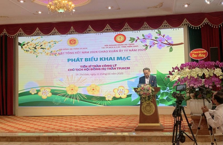 Hội đồng Họ Trần, Hội DN Họ Trần tại Tp. HCM họp mặt tổng kết năm.