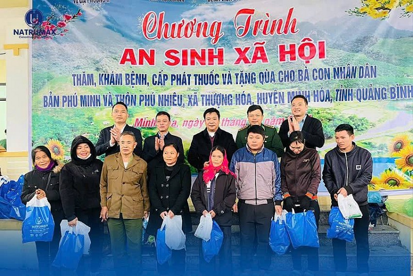 Natrumax Việt Nam phối hợp thực hiện Chương trình an sinh xã hội tại tỉnh Quảng Bình