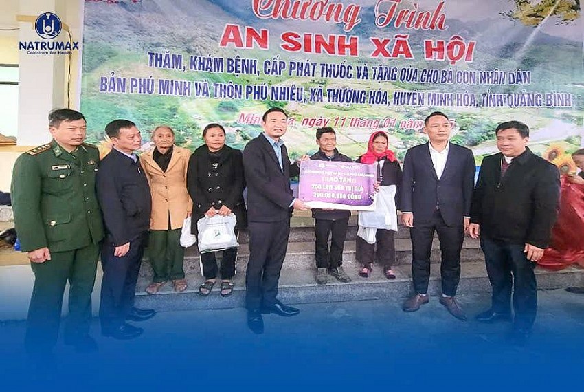 Natrumax Việt Nam phối hợp thực hiện Chương trình an sinh xã hội tại tỉnh Quảng Bình