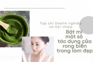 Bật mí một số tác dụng của rong biển trong làm đẹp