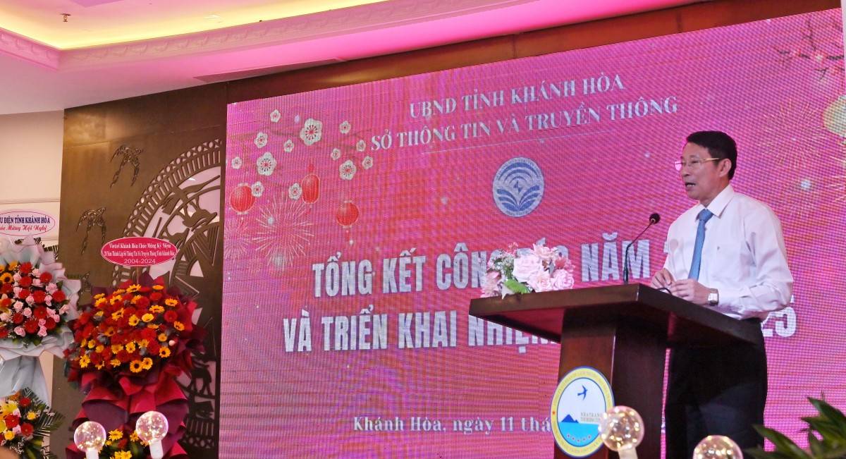 Sở Thông tin và Truyền thông Khánh Hòa: Tổng kết công tác năm 2024 và kỷ niệm 20 năm thành lập Sở Thông tin và Truyền thông Khánh Hòa: Tổng kết công tác năm 2024 và kỷ niệm 20 năm thành lập