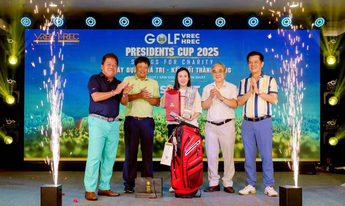 Sự kiện “Golf VREC -HREC President Cup 2025”: Lan toả yêu thương, xây dựng giá trị nhân văn