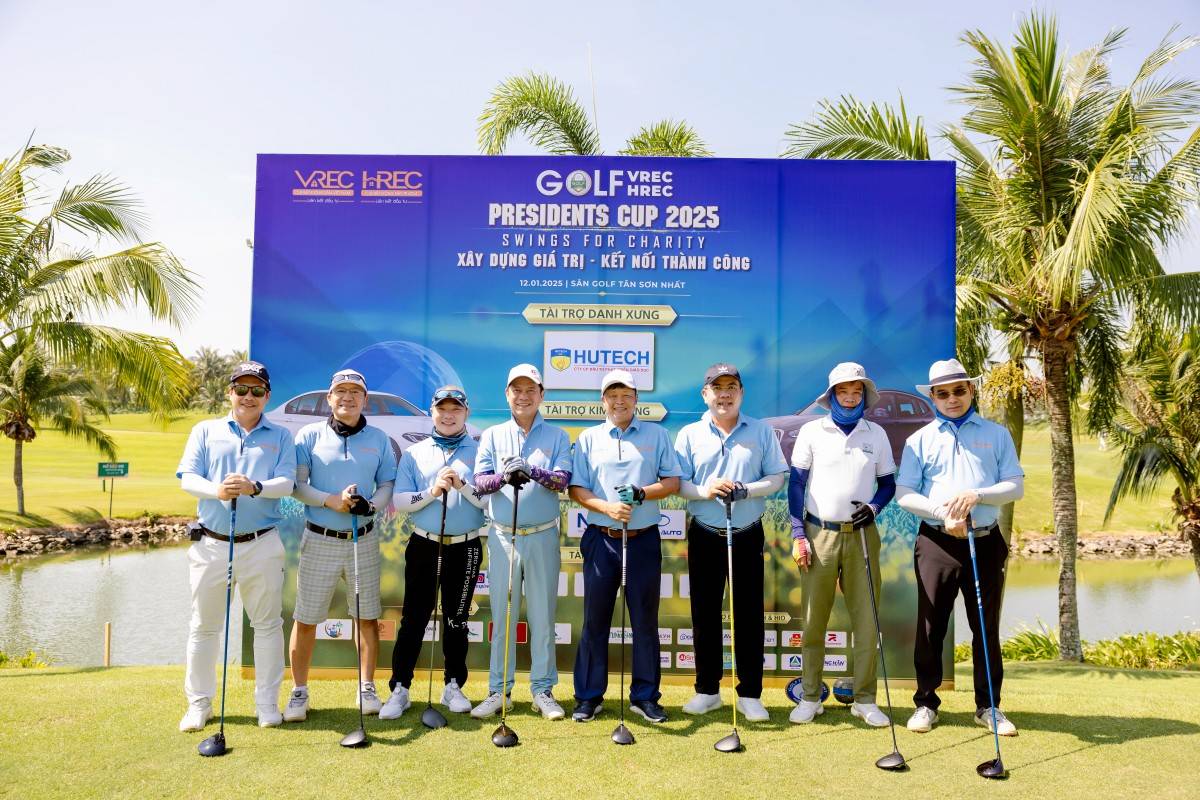 Sự kiện “Golf VREC -HREC President Cup 2025”: Lan toả yêu thương, xây dựng giá trị nhân văn