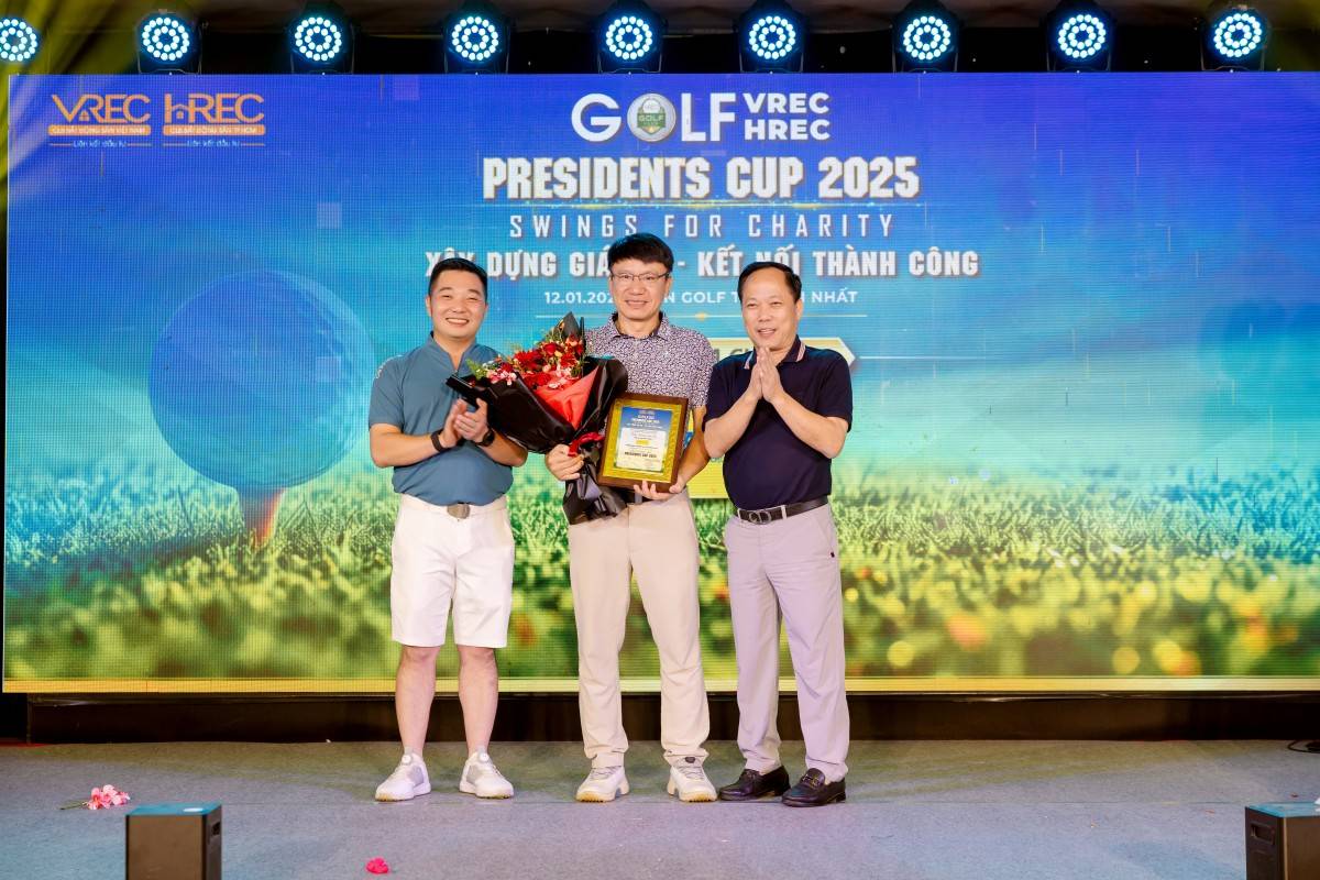 Sự kiện “Golf VREC -HREC President Cup 2025”: Lan toả yêu thương, xây dựng giá trị nhân văn