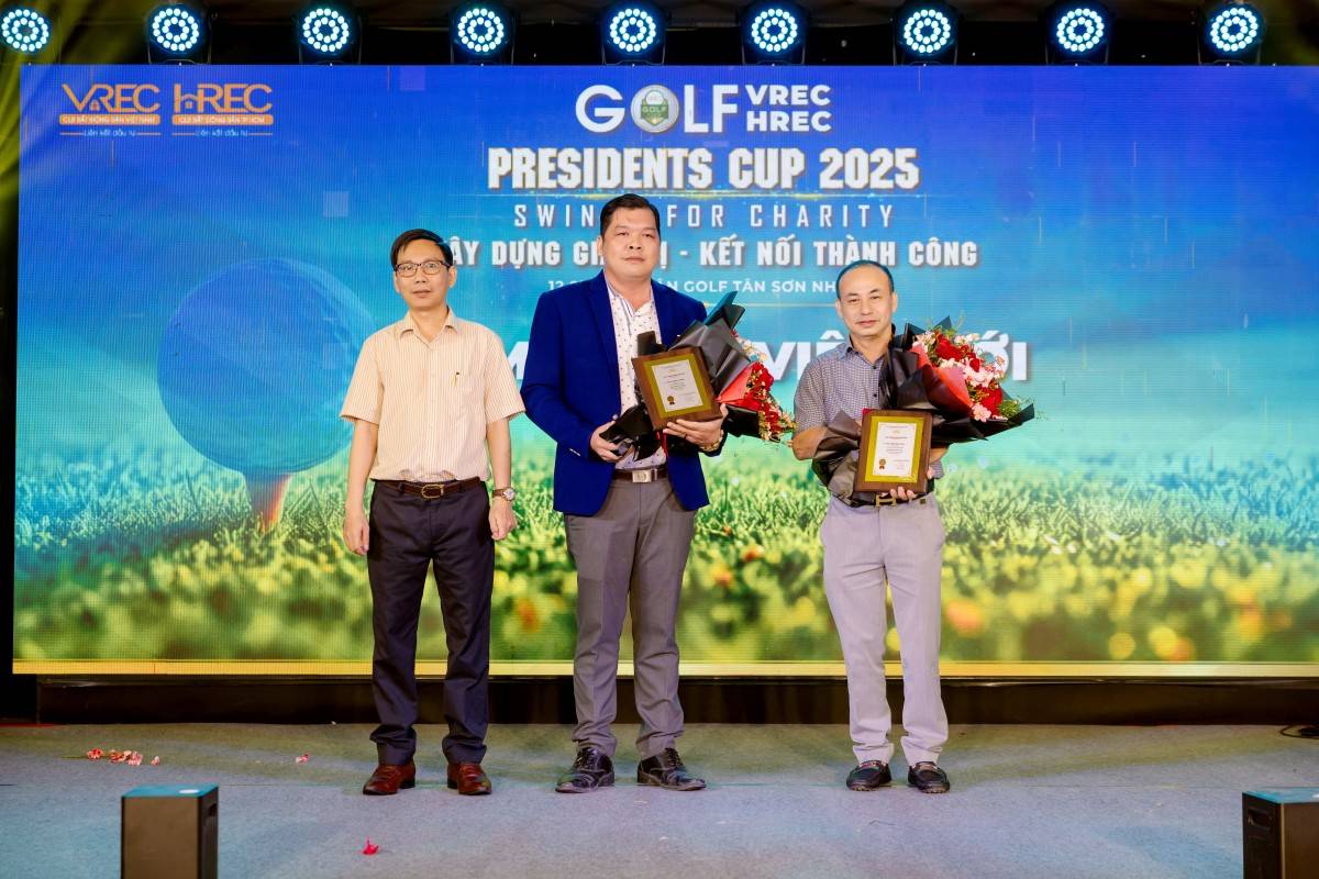 Sự kiện “Golf VREC -HREC President Cup 2025”: Lan toả yêu thương, xây dựng giá trị nhân văn