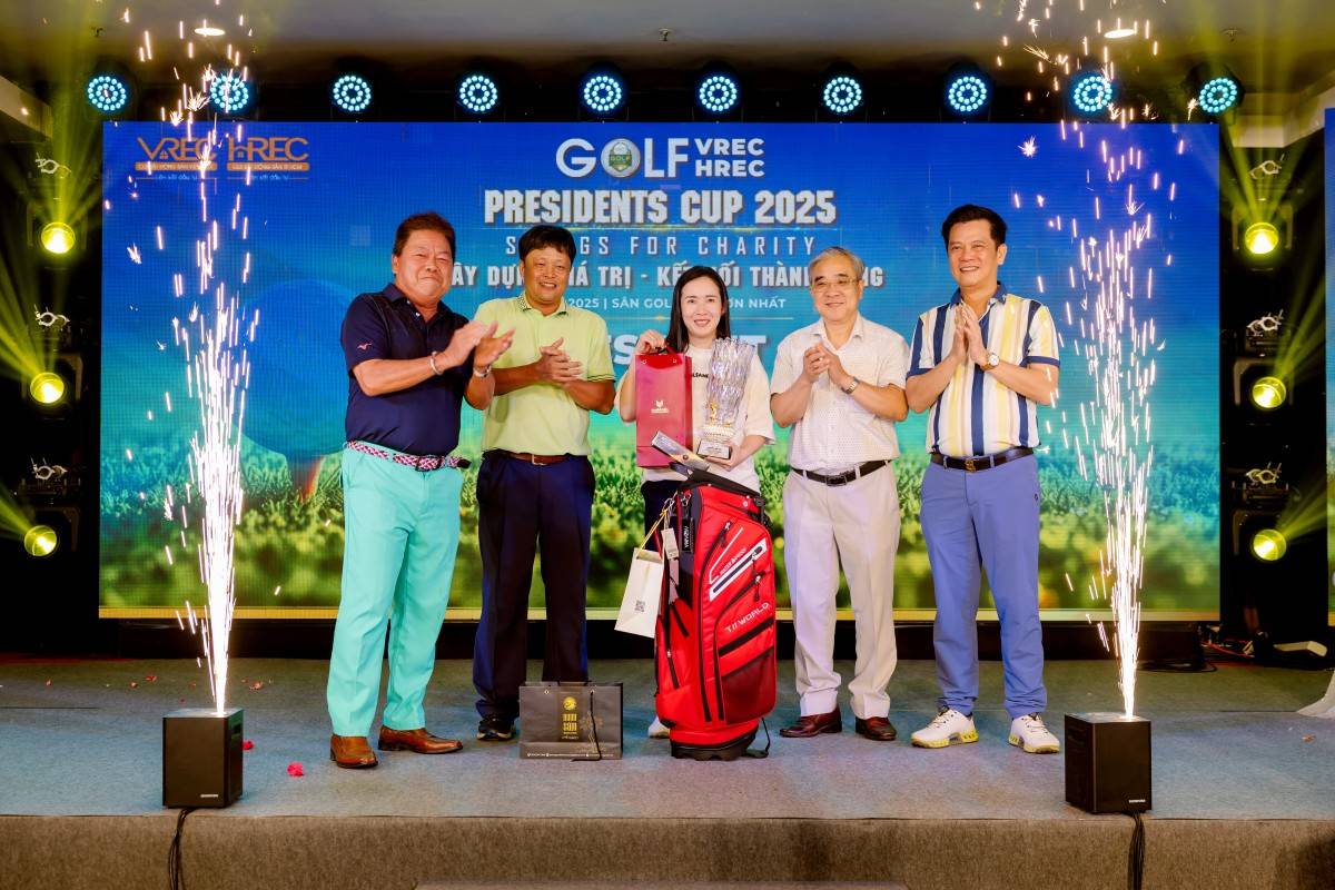 Sự kiện “Golf VREC -HREC President Cup 2025”: Lan toả yêu thương, xây dựng giá trị nhân văn