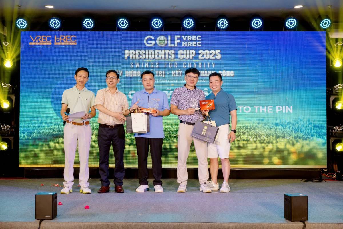 Sự kiện “Golf VREC -HREC President Cup 2025”: Lan toả yêu thương, xây dựng giá trị nhân văn