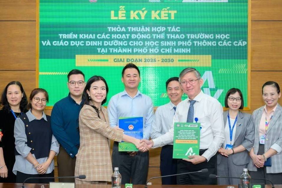 Nestlé Việt Nam và Sở Giáo dục và Đào tạo TP.Hồ Chí Minh ký kết Thỏa thuận hợp tác chiến lược