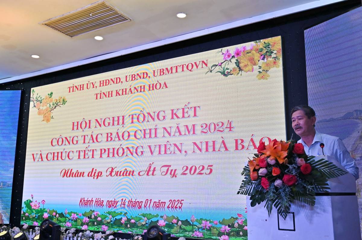 Khánh Hòa: Tổng kết công tác báo chí và gặp mặt, chúc Tết phóng viên, nhà báo