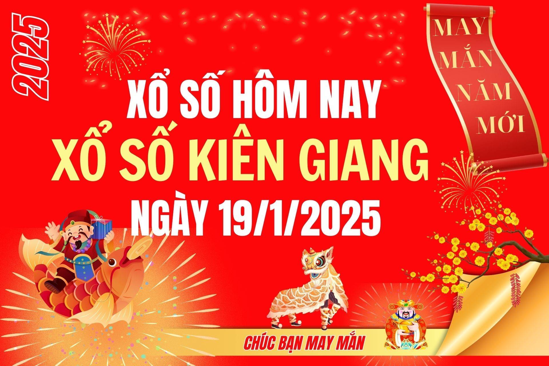 XSTG 19/1, Kết quả xổ số Tiền Giang hôm nay 19/1/2025, Trực tiếp XSTG ngày 19 tháng 1