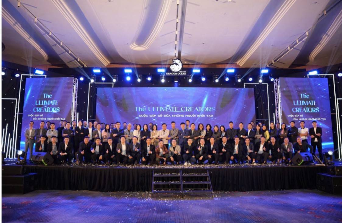 Đại diện chủ đầu tư và đối tác chiến lược dự án Dragon Ocean Đồ Sơn tại sự kiện The Ultimate Creators