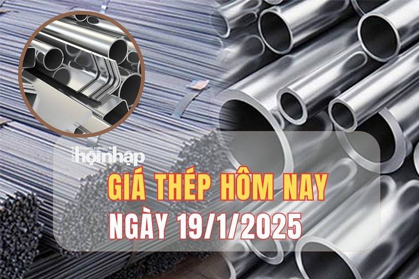 Giá thép hôm nay 19/1: Cuối tuần, giá thép trên sàn Thượng Hải tăng mạnh, thép trong nước đi ngang