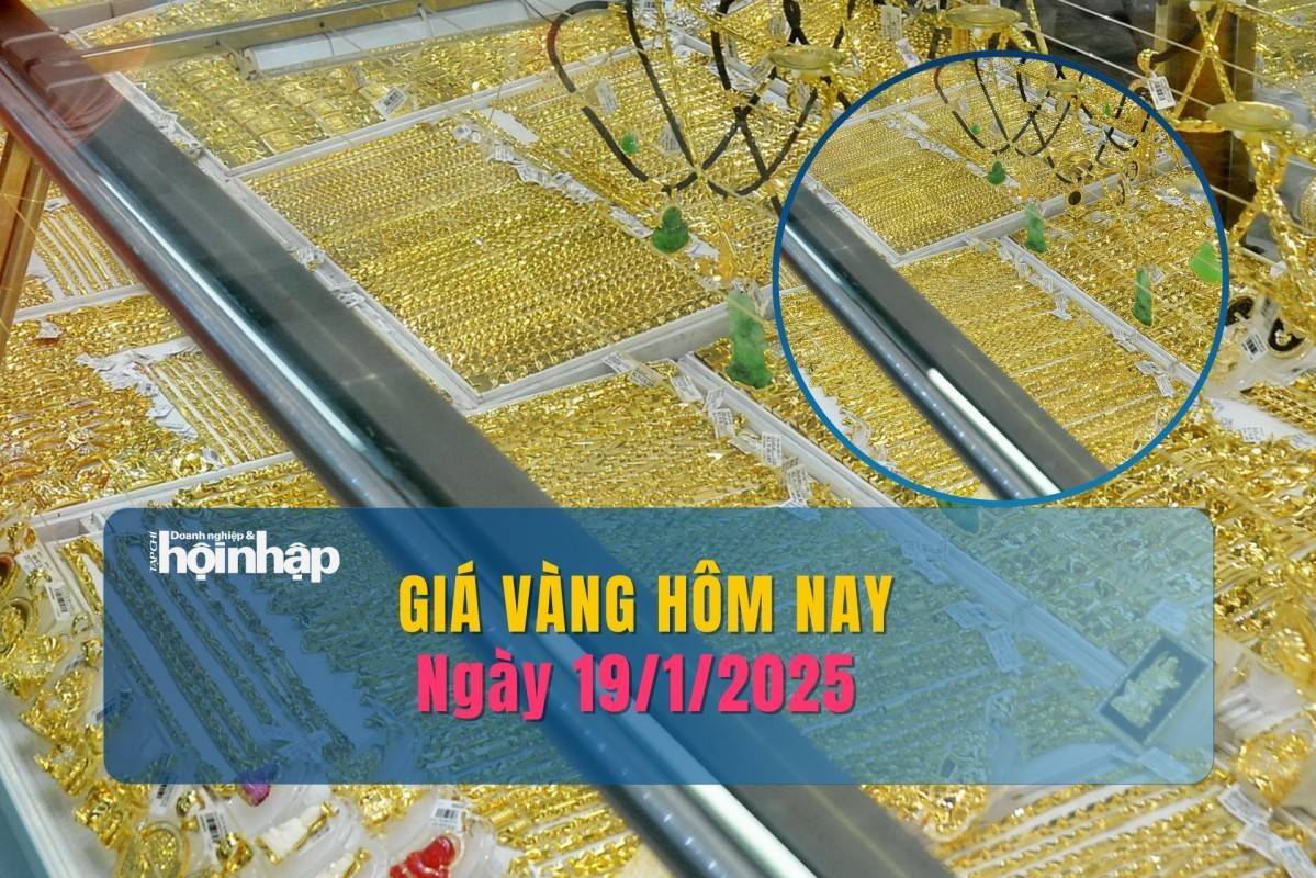 Giá vàng hôm nay 19/1: Vàng nhẫn tròn trơn chốt tuần giảm mạnh