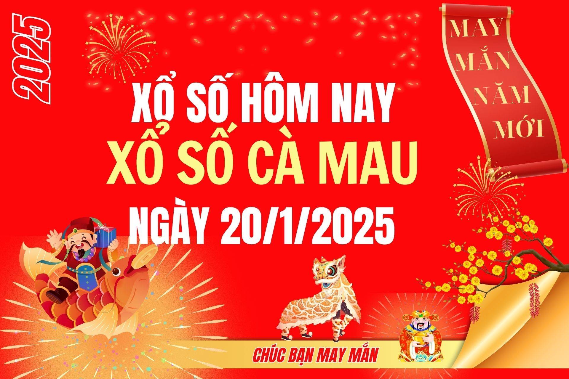 XSCM 13/1, Kết quả xổ số Cà Mau hôm nay 13/1/2025, Trực tiếp XSCM ngày 13 tháng 1