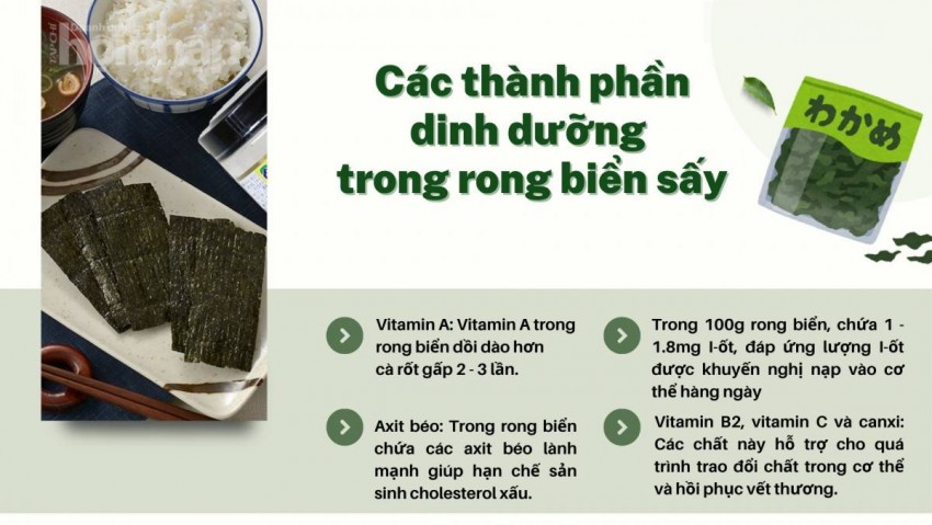 Rong biển khô: Nguồn dinh dưỡng vàng cho sức khỏe mỗi ngày Rong biển khô: Nguồn dinh dưỡng vàng cho sức khỏe mỗi ngày