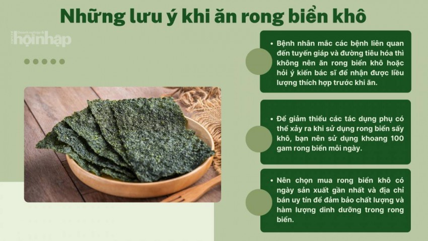 Rong biển khô: Nguồn dinh dưỡng vàng cho sức khỏe mỗi ngày Rong biển khô: Nguồn dinh dưỡng vàng cho sức khỏe mỗi ngày
