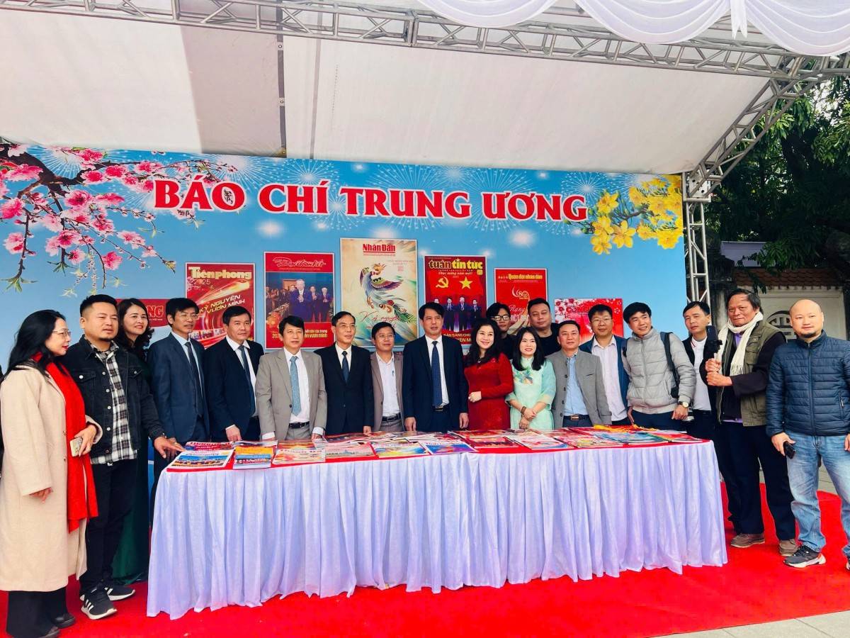 Gian trưng bày của các cơ quan Báo chí Trung ương